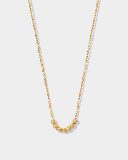 4Mm X 7 Gold Beads Chain