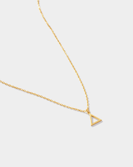 Triangle Gold Charm