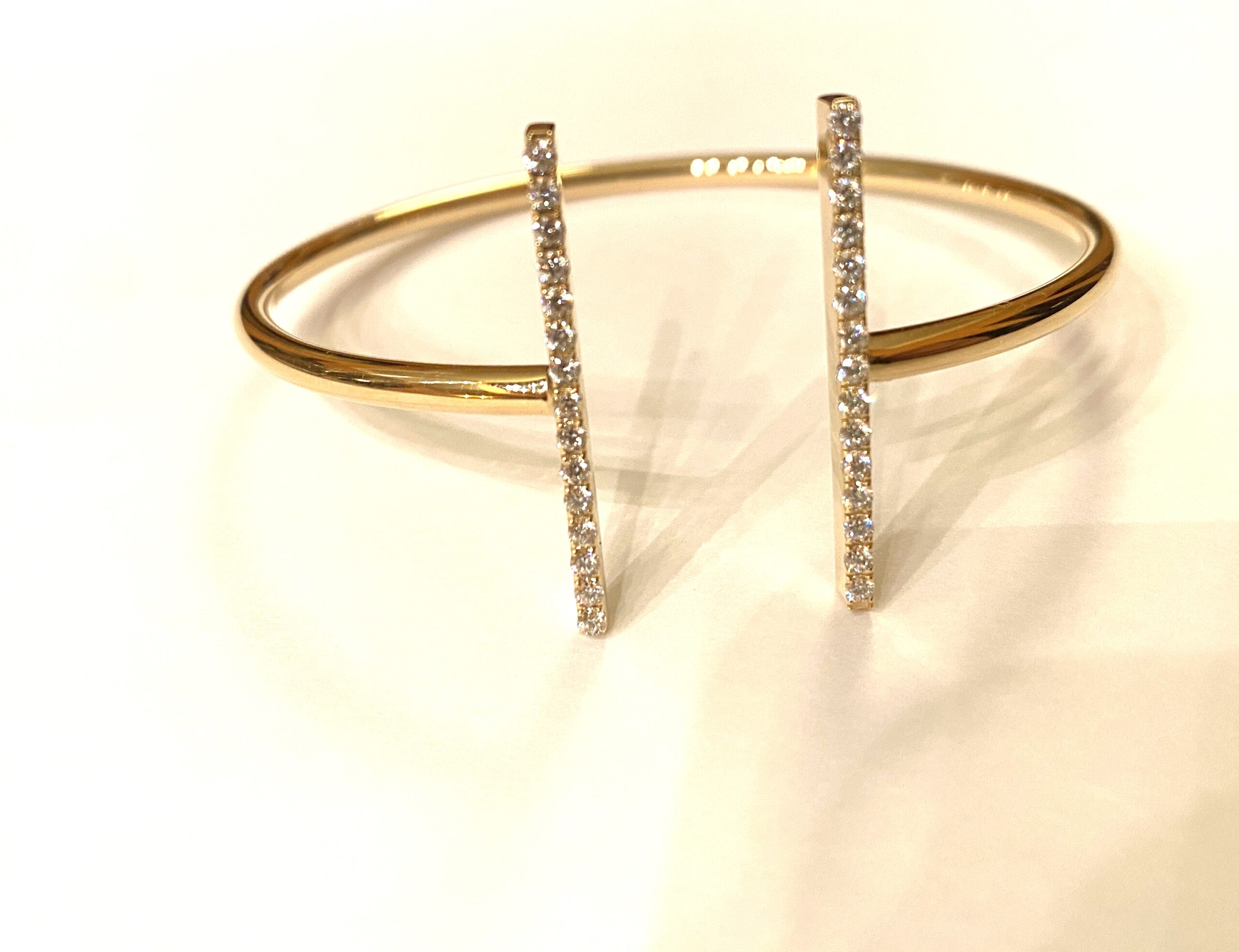 2 Diamond line bracelet