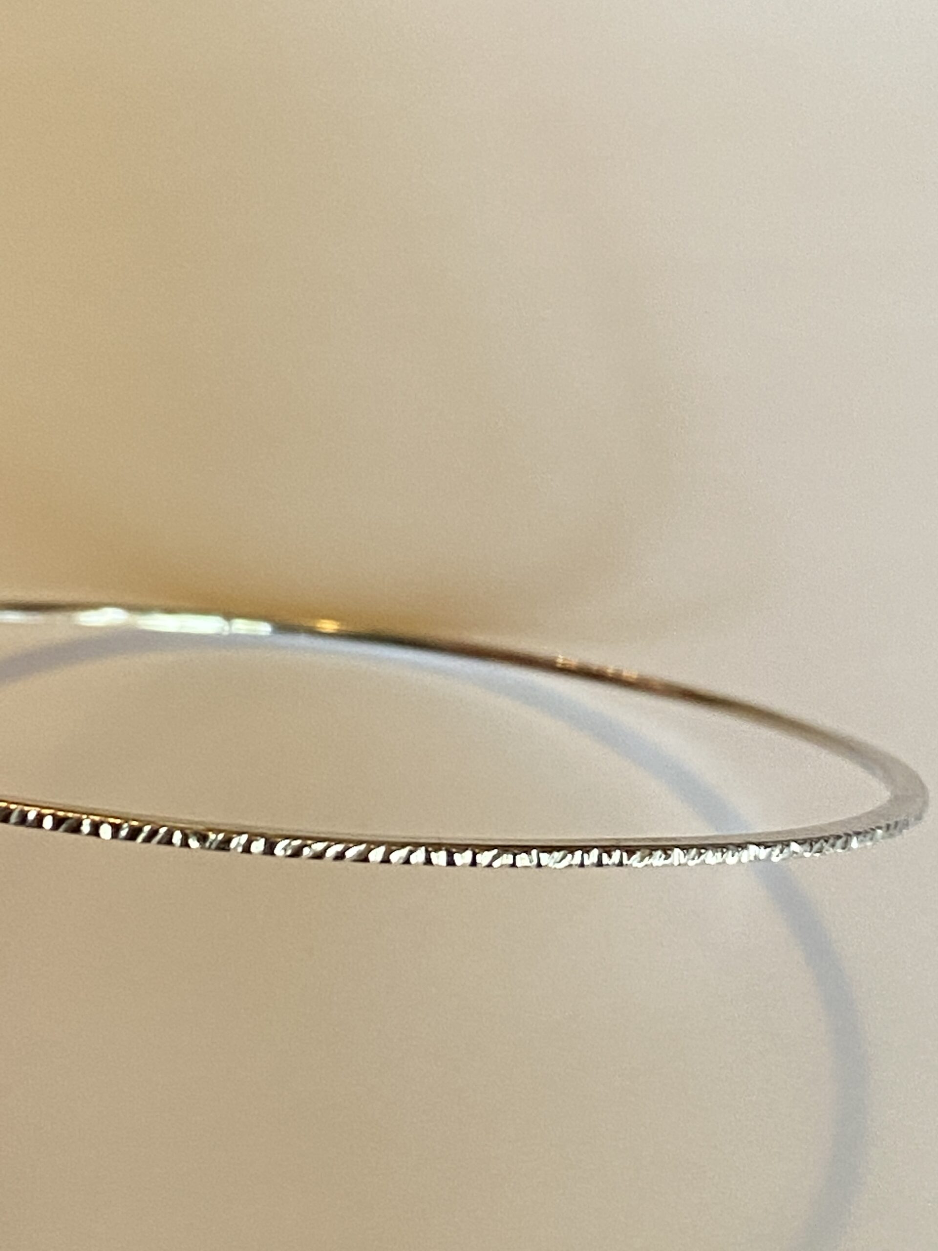 Pr-1 mm rays bracelet white gold BGRC-SW