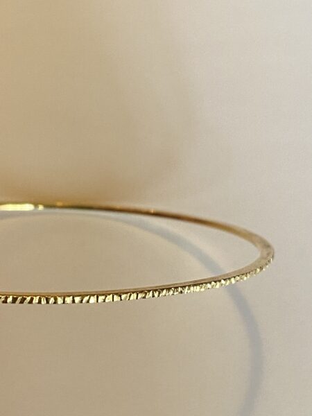 1 Mm Yellow Gold Bracelet Rays Collection