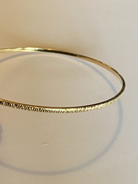 3 Mm Gold Bracelet Rays Collection