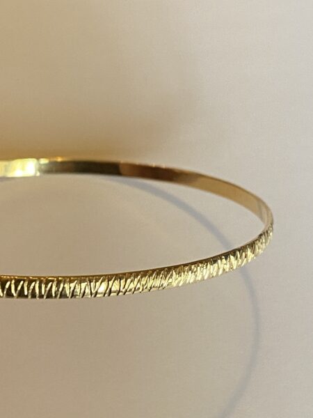 4 Mm Gold Bracelet Rays Collection
