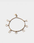 Pr – 7 gold charms bracelet
