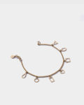 Pr – 7 gold charms bracelet
