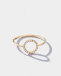 Circular Shape Diamond Ring