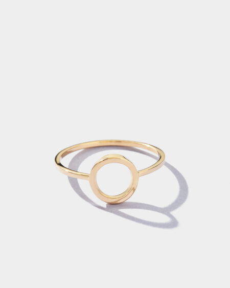 Circular Shape Gold Ring