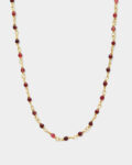 Pr – Connected garnit necklace
