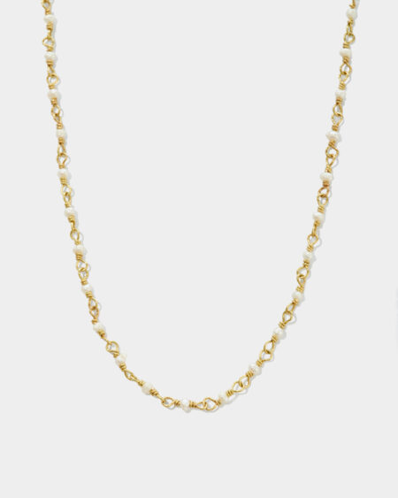 Connected Pearl Necklace