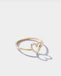 Pr – Heart charm diamond ring 4