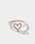 Pr – Heart charm ruby ring 3