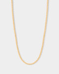 Pr – Medium beads gold necklace