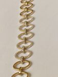 Pr-Multi ovals diamondgold bracelet