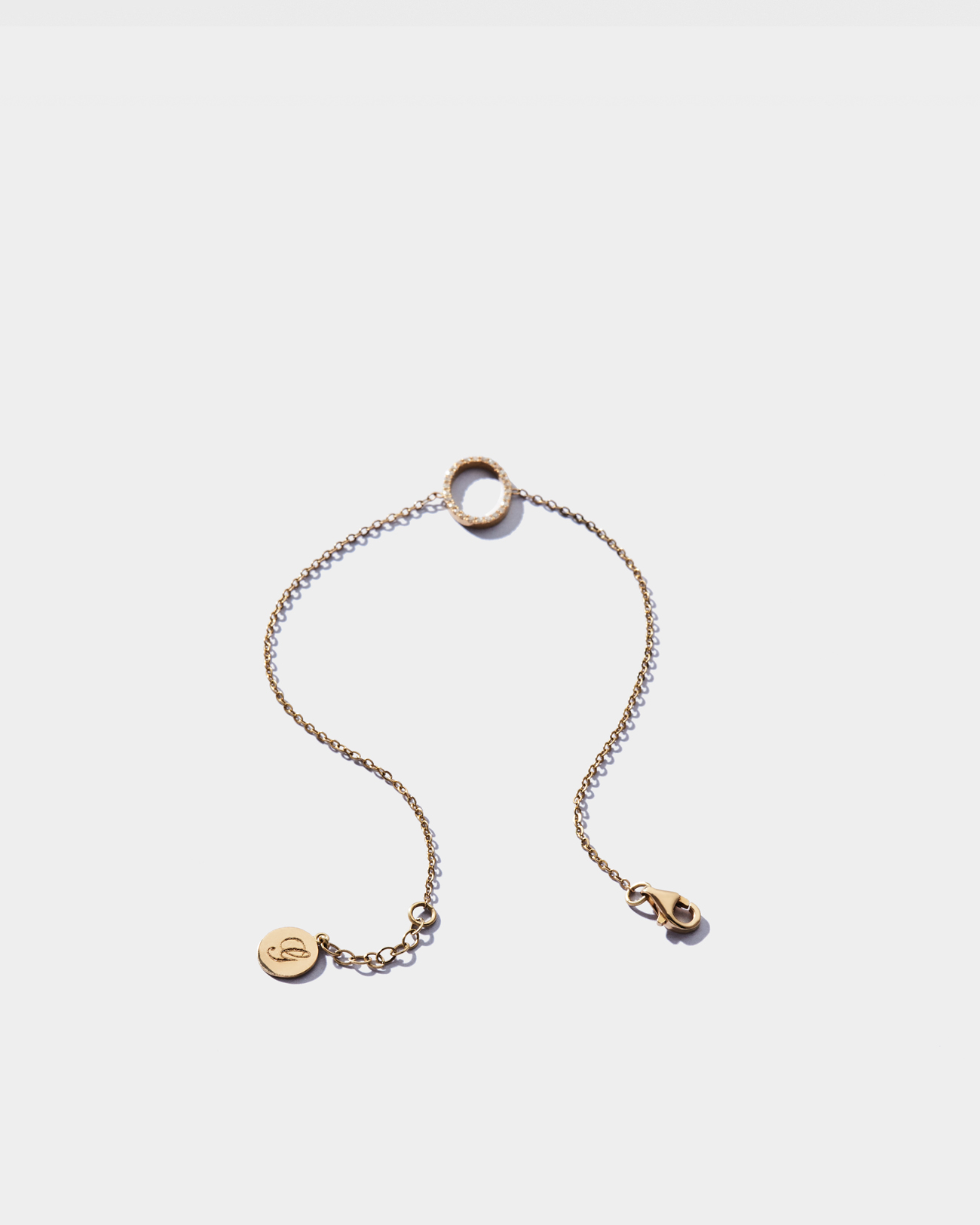 Pr - Small oval diamond bracelet