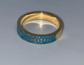 Turquoise Infinity Ring